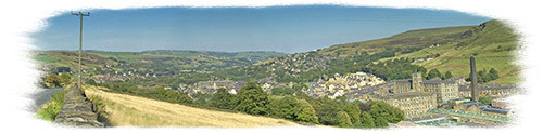 Yorkshire Visitors Guide - Looking Down The Colne Valley Over Marsden
